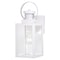 Vaxcel Medinah White Motion Sensor Dusk to Dawn Outdoor Wall Light Clear Glass T0568 - alternate 1